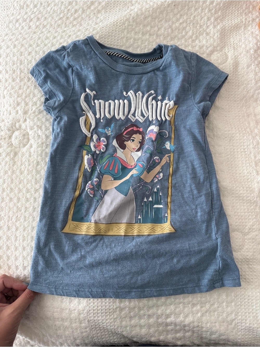 Disney Blue Snow White Graphic Tee